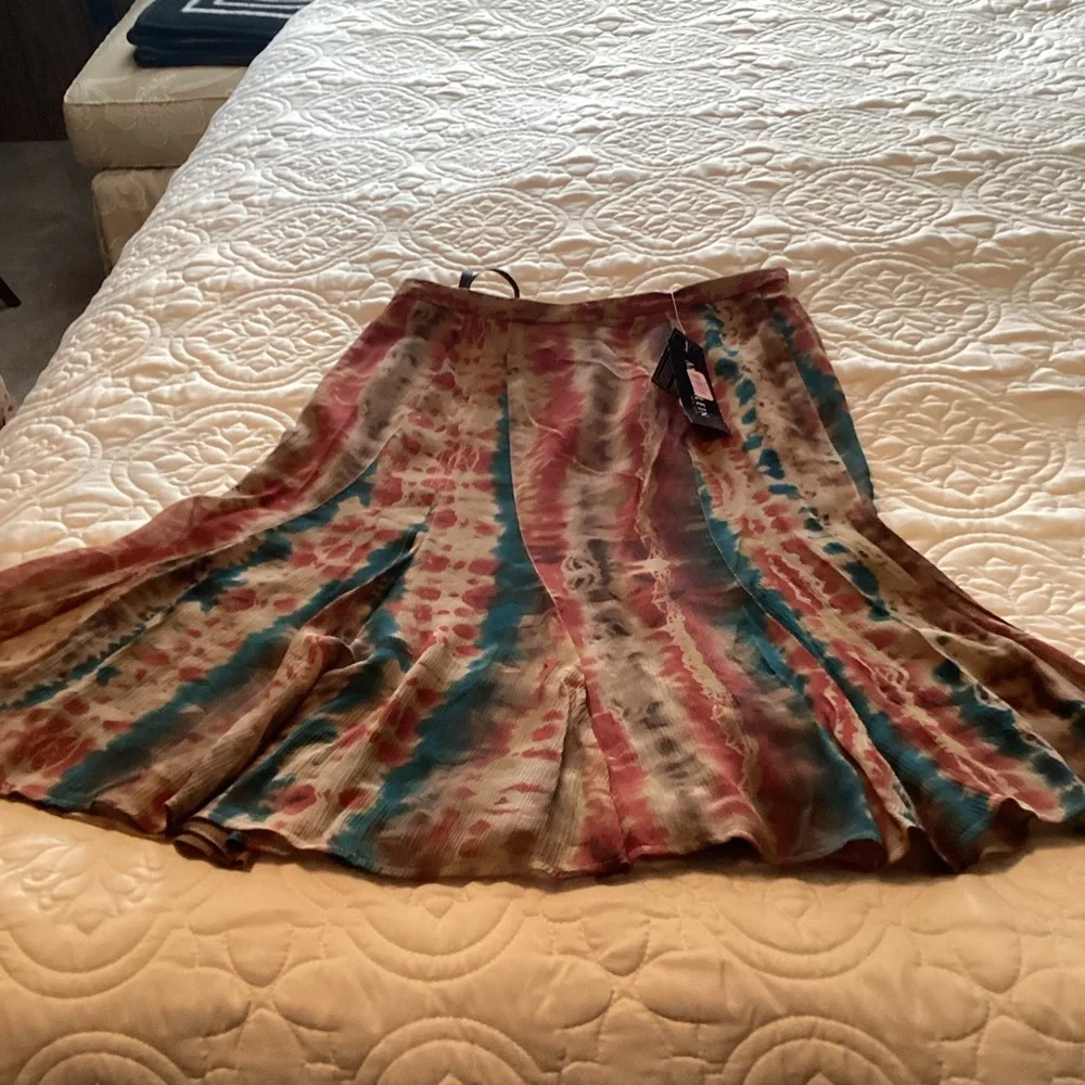 Ann Klein ladies 100% silk skirt, NWT, size 8 - Picture 4 of 14